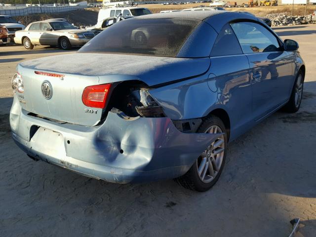 WVWFA71F68V017922 - 2008 VOLKSWAGEN EOS LUX 蓝色 照片 4