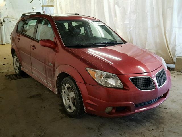 5Y2SM65816Z401981 - 2006 PONTIAC VIBE MAROON photo 1