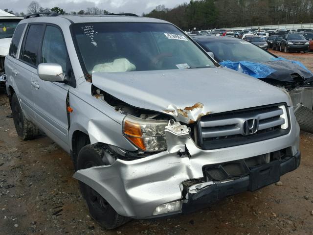 5FNYF28338B028951 - 2008 HONDA PILOT SE SILVER photo 1