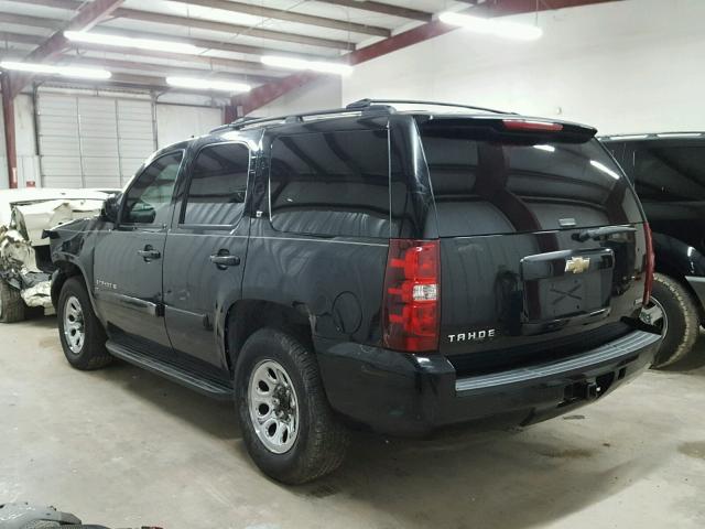 1GNEC23349R155021 - 2009 CHEVROLET TAHOE C150 BLACK photo 3