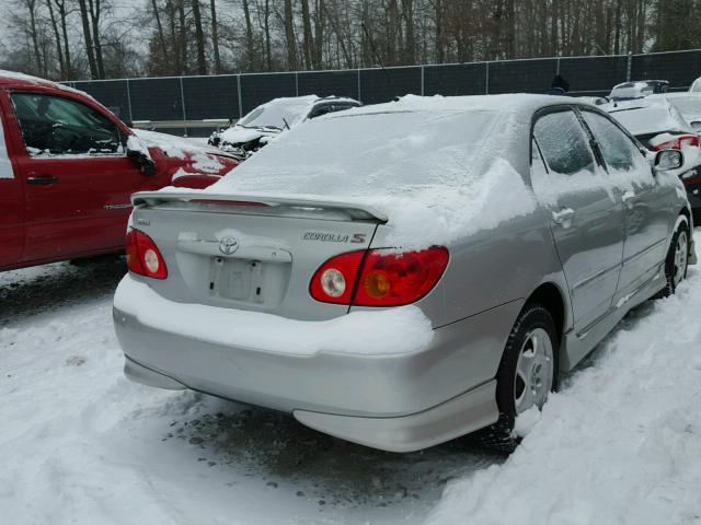 1NXBR32E53Z070966 - 2003 TOYOTA COROLLA CE SILVER photo 4