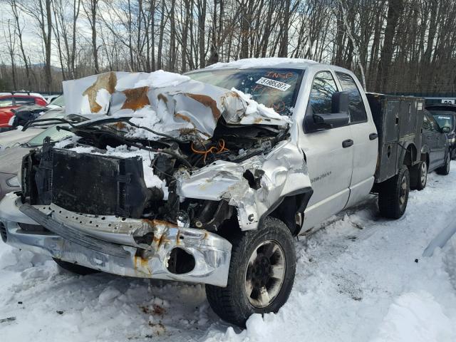 1D7KU28673J577100 - 2003 DODGE RAM 2500 S SILVER photo 2