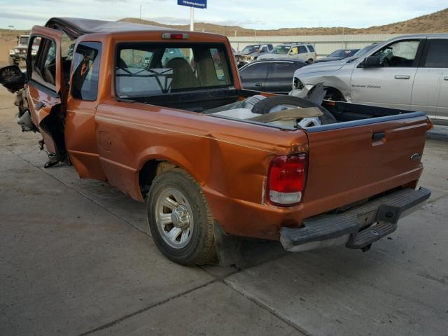 1FTYR14V4YPB24179 - 2000 FORD RANGER SUP ORANGE photo 3