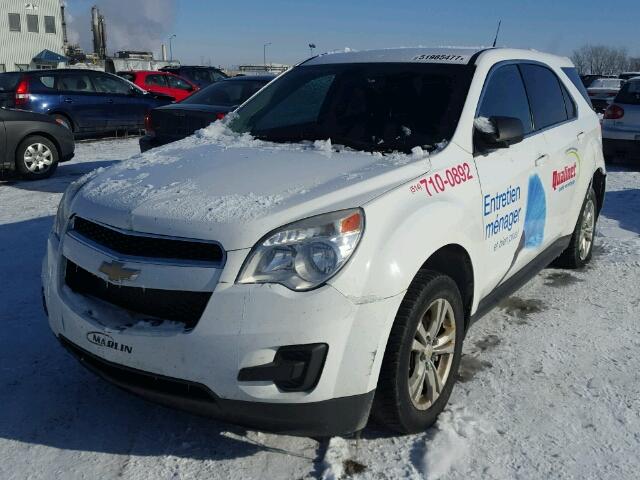 2CNALBECXB6398768 - 2011 CHEVROLET EQUINOX LS WHITE photo 2