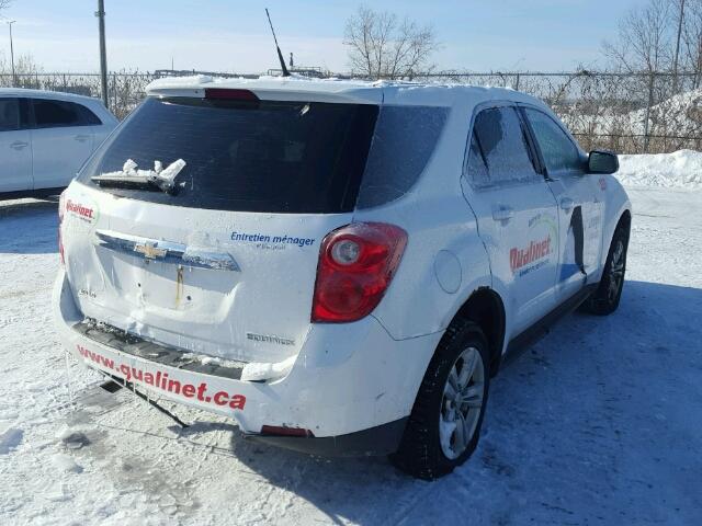 2CNALBECXB6398768 - 2011 CHEVROLET EQUINOX LS WHITE photo 4