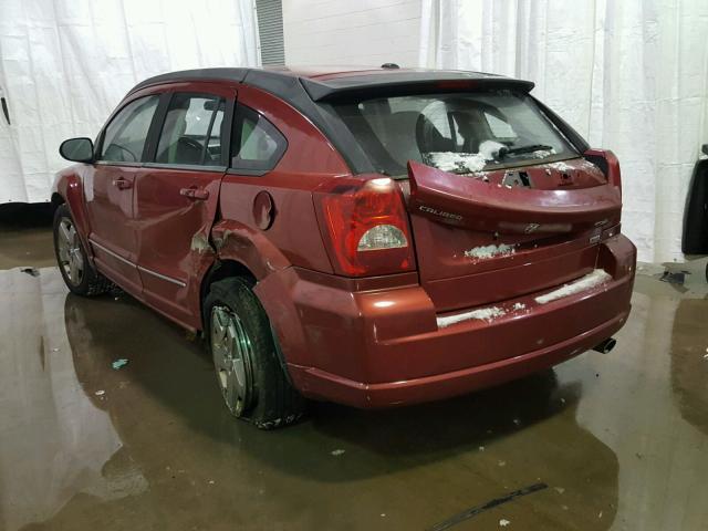 1B3HE78K68D675845 - 2008 DODGE CALIBER R/ MAROON photo 3