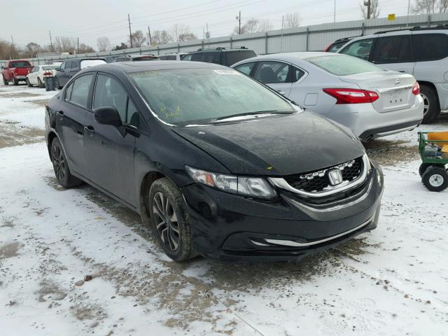 19XFB2F87DE049044 - 2013 HONDA CIVIC EX შავი ფოტო 1
