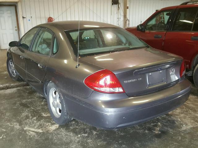 1FAFP53U14A200358 - 2004 FORD TAURUS SE GRAY photo 3