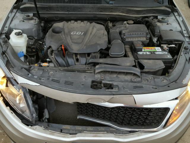 5XXGN4A76CG038516 - 2012 KIA OPTIMA EX SILVER photo 7