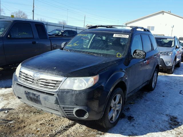 JF2SH63649H789273 - 2009 SUBARU FORESTER 2 BLACK photo 2