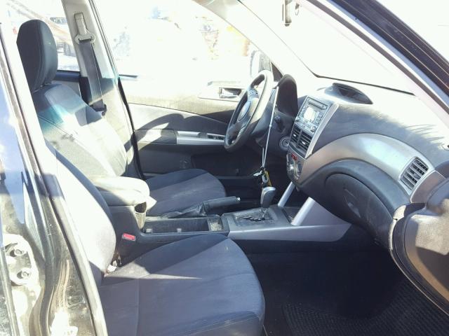 JF2SH63649H789273 - 2009 SUBARU FORESTER 2 BLACK photo 5