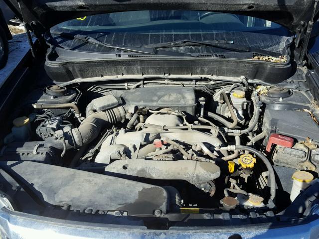 JF2SH63649H789273 - 2009 SUBARU FORESTER 2 BLACK photo 7