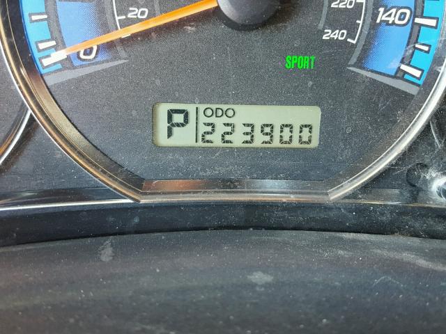 JF2SH63649H789273 - 2009 SUBARU FORESTER 2 BLACK photo 8