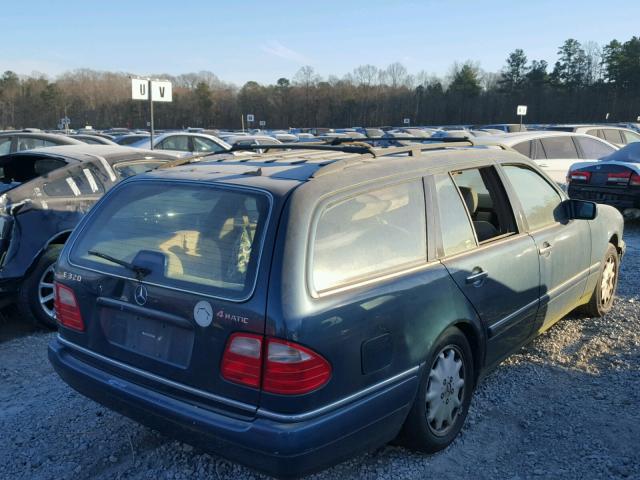 WDBJH82F8XX014581 - 1999 MERCEDES-BENZ E 320 4MAT TURQUOISE photo 4