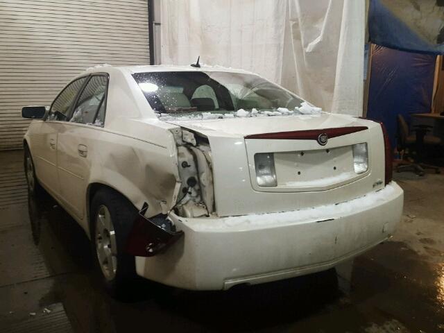 1G6DP567750151636 - 2005 CADILLAC CTS HI FEA WHITE photo 3