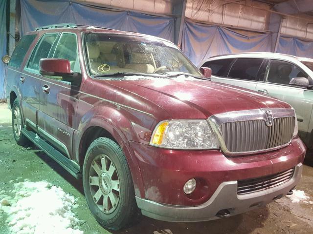 5LMFU28R34LJ18747 - 2004 LINCOLN NAVIGATOR წითელი ფოტო 1