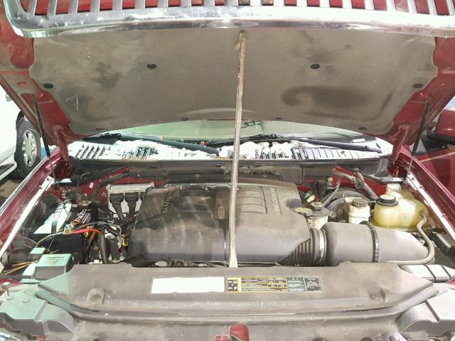 5LMFU28R34LJ18747 - 2004 LINCOLN NAVIGATOR წითელი ფოტო 7