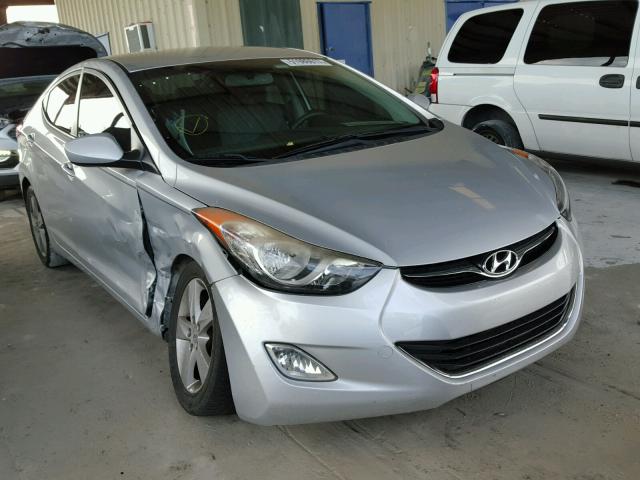 KMHDH4AE8CU209541 - 2012 HYUNDAI ELANTRA GL SILVER photo 1