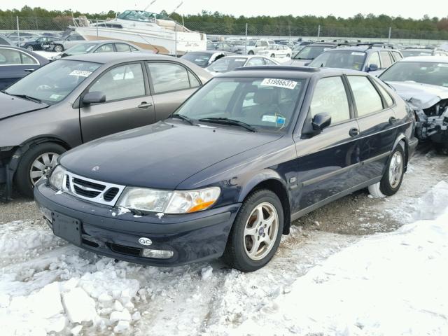 YS3DD58H212029690 - 2001 SAAB 9-3 BLUE photo 2