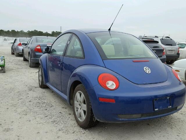 3VWPW31C47M511836 - 2007 VOLKSWAGEN NEW BEETLE 蓝色 照片 3