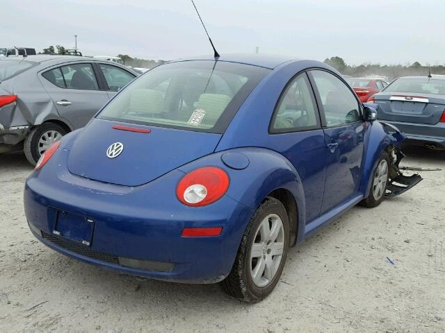 3VWPW31C47M511836 - 2007 VOLKSWAGEN NEW BEETLE 蓝色 照片 4