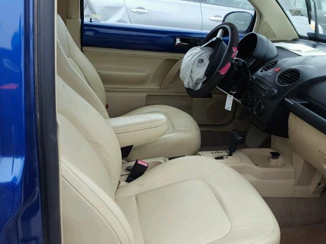 3VWPW31C47M511836 - 2007 VOLKSWAGEN NEW BEETLE 蓝色 照片 5