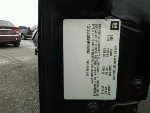 1G1ZU53876F204884 - 2006 CHEVROLET MALIBU LTZ 蓝色 照片 10