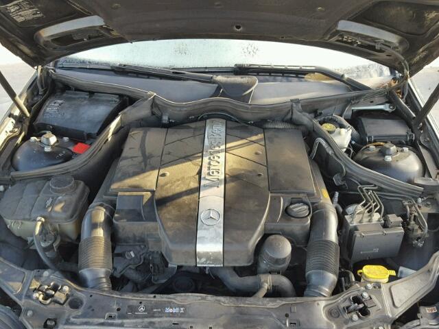 WDBRF81J84F496002 - 2004 MERCEDES-BENZ C 240 4MAT BLACK photo 7