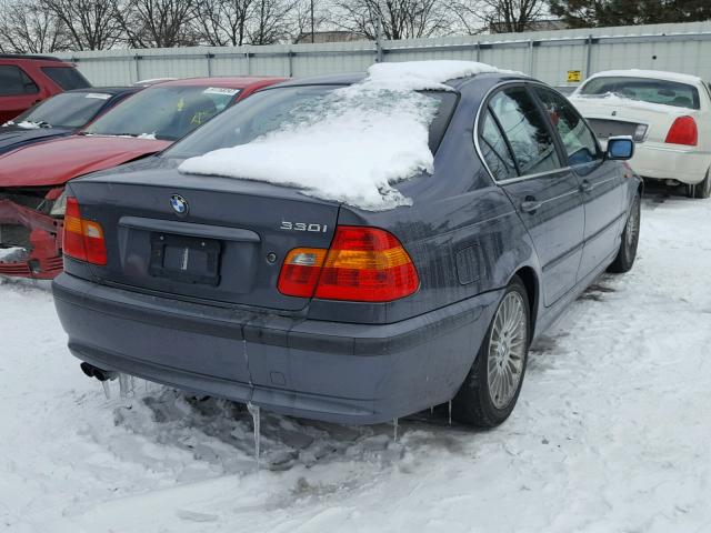 WBAEV53452KM18982 - 2002 BMW 330 I GRAY photo 4