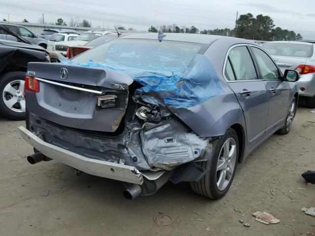 JH4CU2F65BC000648 - 2011 ACURA TSX SILVER photo 4