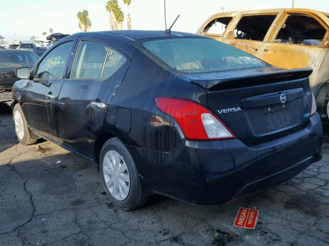 3N1CN7AP8GL891058 - 2016 NISSAN VERSA S BLACK photo 3