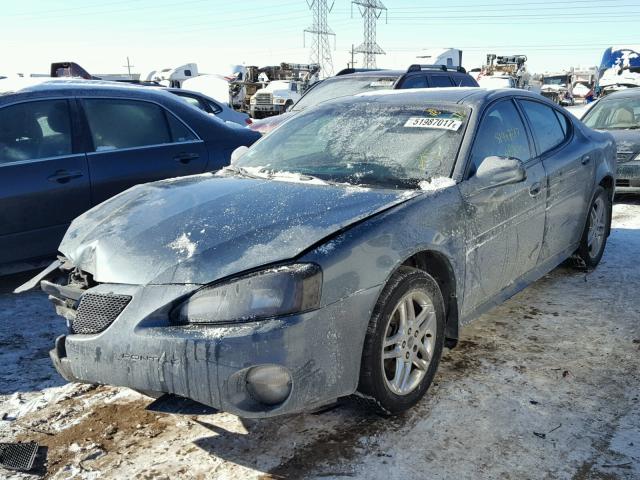 2G2WR554X61143001 - 2006 PONTIAC GRAND PRIX TURQUOISE photo 2