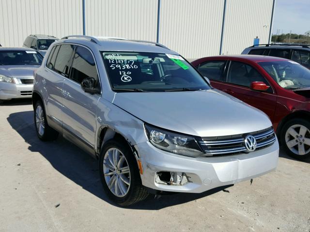 WVGAV3AX4EW556685 - 2014 VOLKSWAGEN TIGUAN S SILVER photo 1