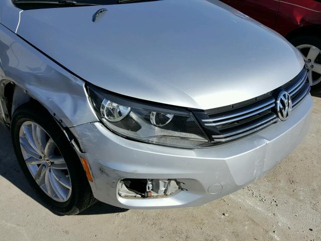 WVGAV3AX4EW556685 - 2014 VOLKSWAGEN TIGUAN S SILVER photo 9