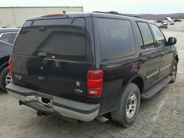 1FMRU15WX1LA07709 - 2001 FORD EXPEDITION BLACK photo 4