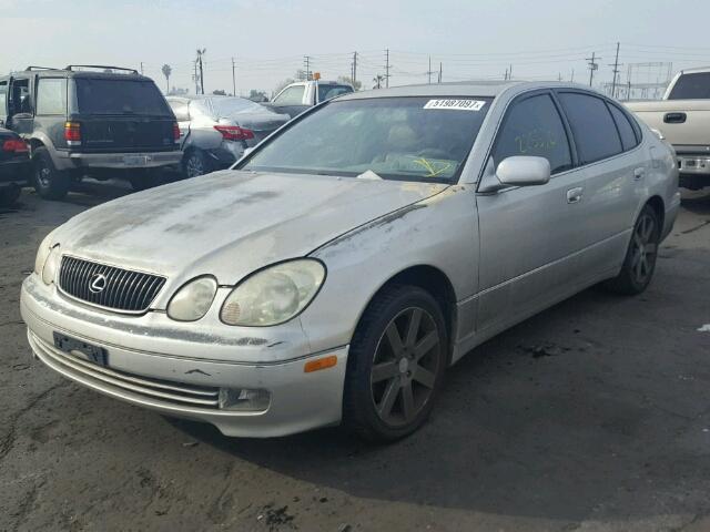 JT8BD69S010117016 - 2001 LEXUS GS 300 SILVER photo 2