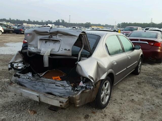 JN1CA31D71T803906 - 2001 NISSAN MAXIMA GXE GRAY photo 4