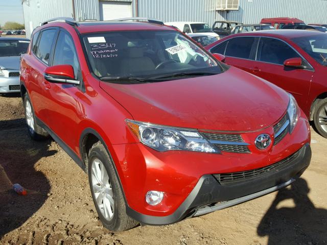 2T3YFREVXEW114729 - 2014 TOYOTA RAV4 LIMIT RED photo 1