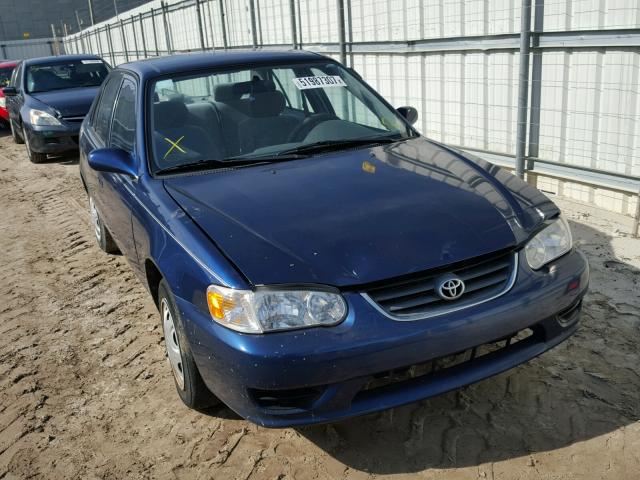 1NXBR12E51Z472763 - 2001 TOYOTA COROLLA CE BLUE photo 1