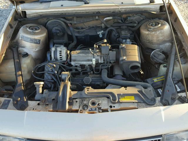 1G3AG54N9P6420141 - 1993 OLDSMOBILE CUTLASS CI GOLD photo 7