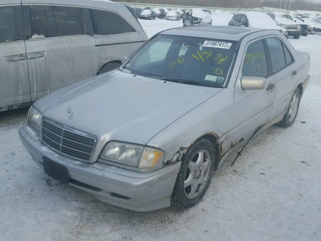 WDBHA29G9YA846563 - 2000 MERCEDES-BENZ C 280 GRAY photo 2