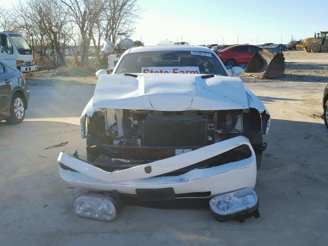 2B3CJ4DVXAH255213 - 2010 DODGE CHALLENGER WHITE photo 9