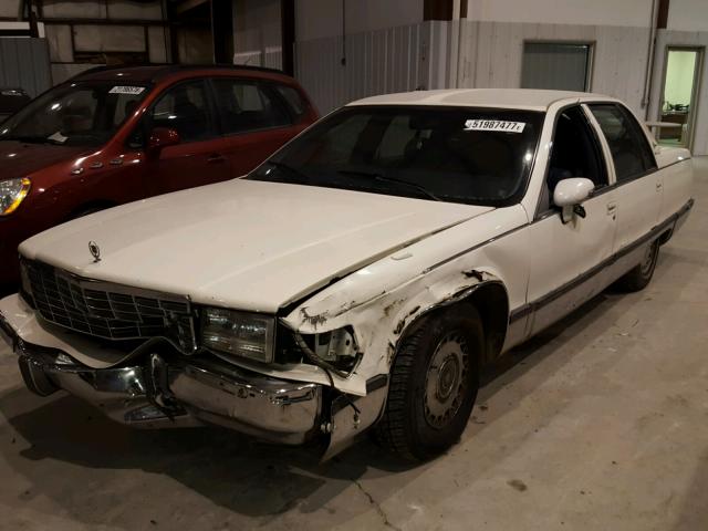 1G6DW52P1RR719325 - 1994 CADILLAC FLEETWOOD WHITE photo 2