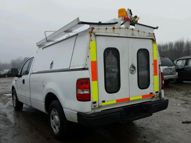 1FTRF12238KB80374 - 2008 FORD F150 Biały zdjęcie 3