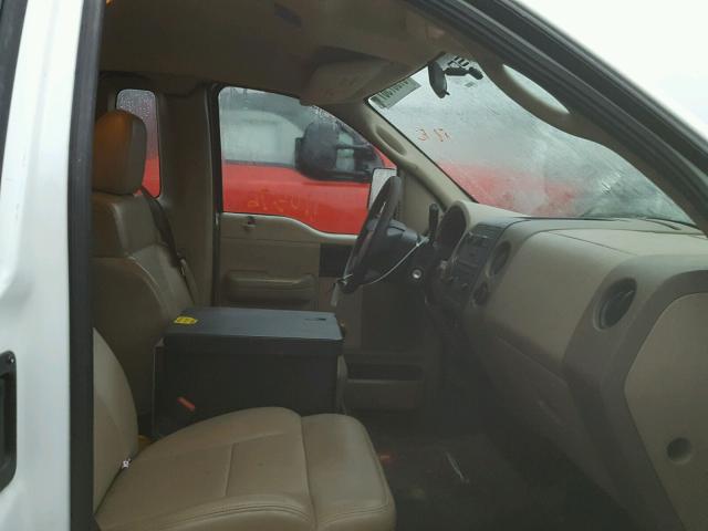 1FTRF12238KB80374 - 2008 FORD F150 Biały zdjęcie 5
