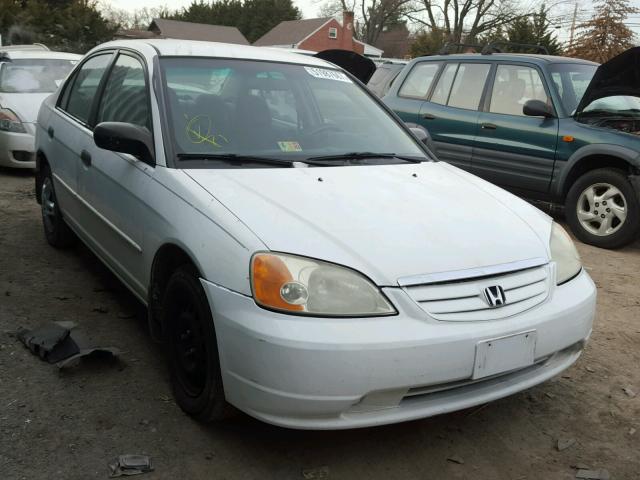 2HGES16581H537187 - 2001 HONDA CIVIC LX WHITE photo 1