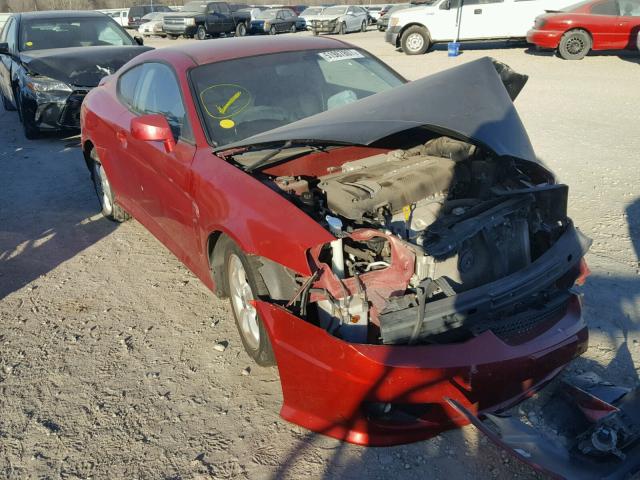 KMHHM65D06U211959 - 2006 HYUNDAI TIBURON GS RED photo 1