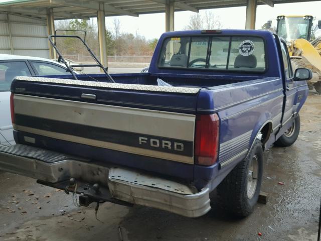 1FTEF15N8SNA80586 - 1995 FORD F150 PURPLE photo 4