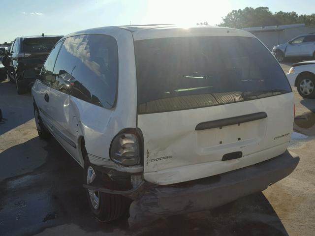 2B4FP25B1YR612220 - 2000 DODGE CARAVAN WHITE photo 3