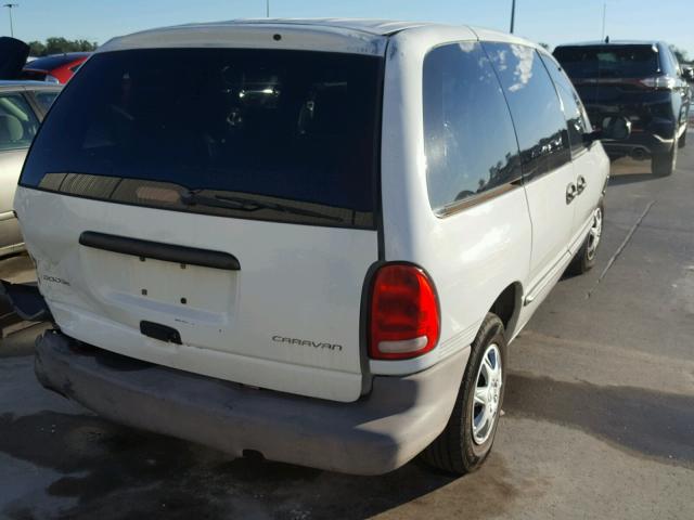 2B4FP25B1YR612220 - 2000 DODGE CARAVAN WHITE photo 4